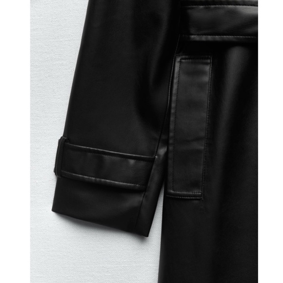 Zara faux leather trench - Picture 8 of 10